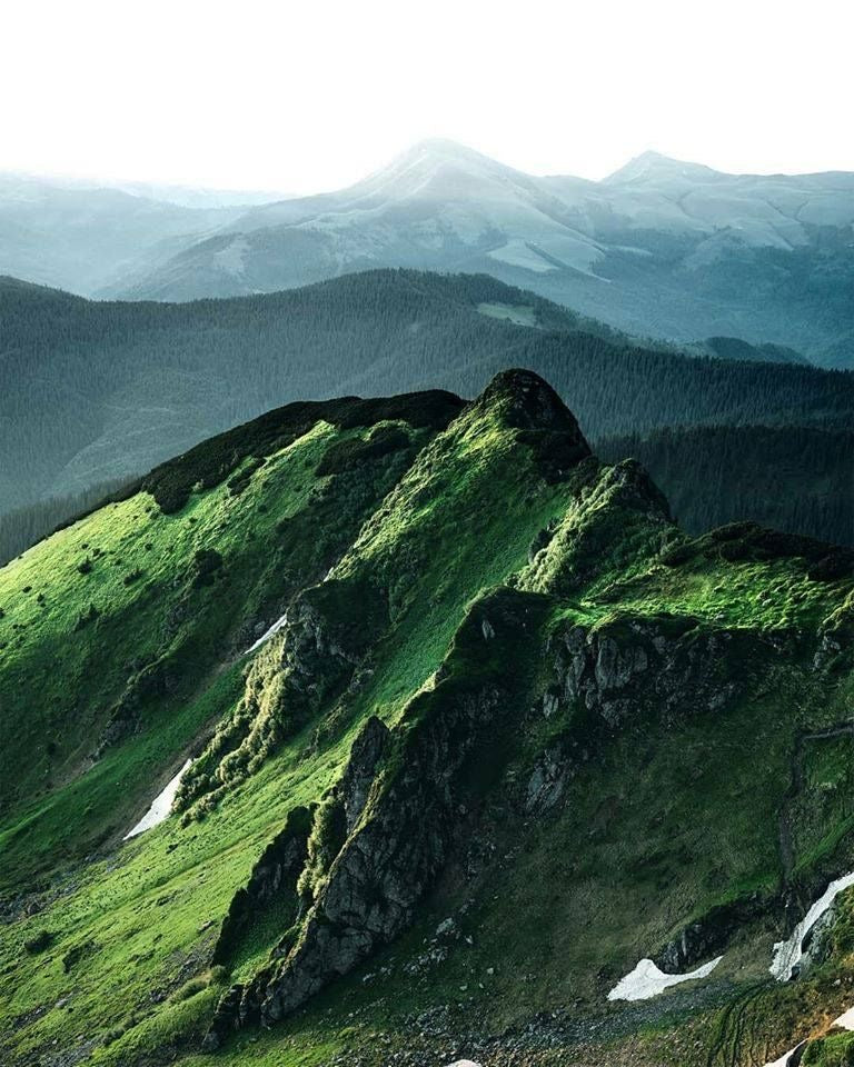 Baltic mountains landscape